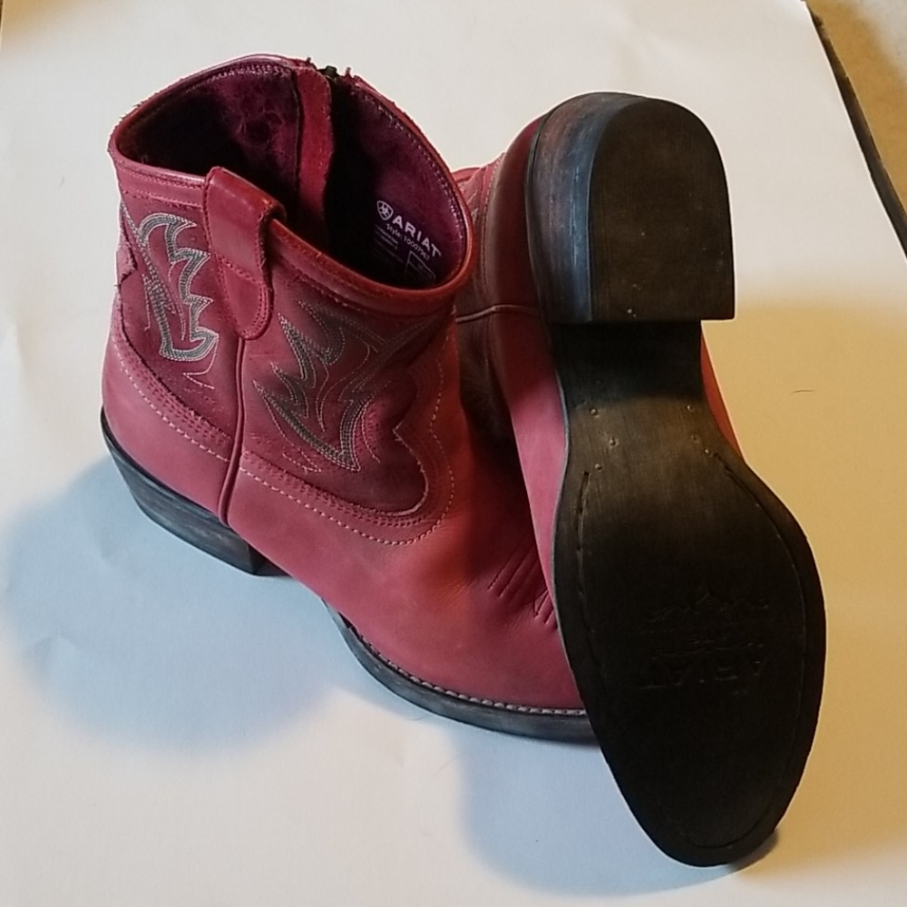 Ariat Side Zip Ankle Western Boot